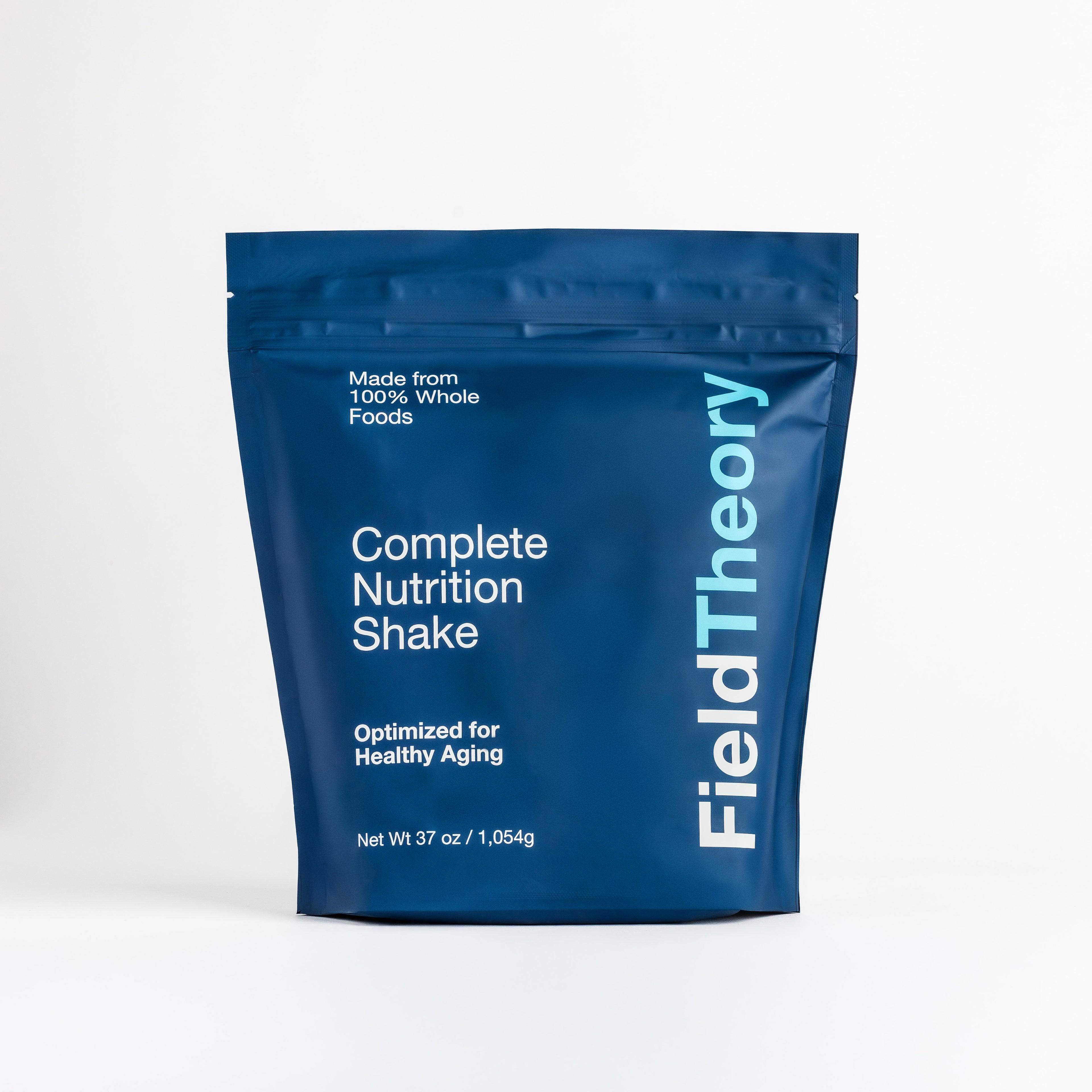 Field Theory Complete Nutrition Shake 15-serving pouch in vanilla flavor